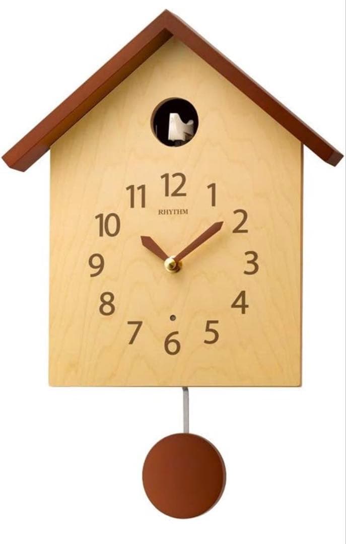 12644 リズム(RHYTHM) 鳩時計 ふいご式 カッコースタイル