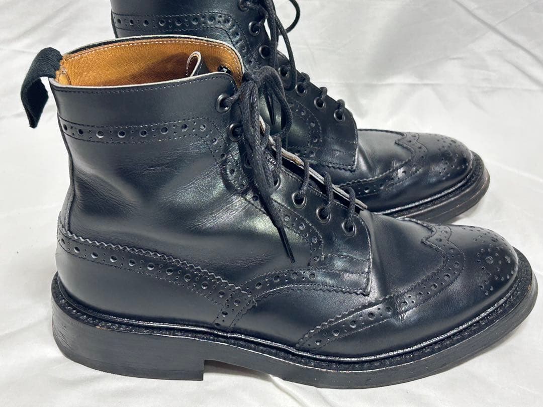 Tricker's / MALTON / M2508 / 黒 7.5 箱無し