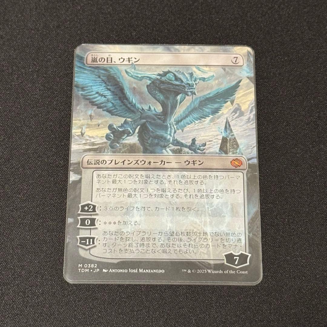 《嵐の目、ウギン》ボーダーレス 日本語 1枚