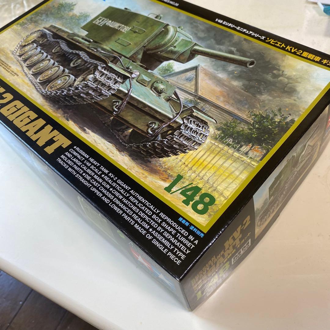 タミヤ 1/48 KV-2 ギガント 未組立 美品