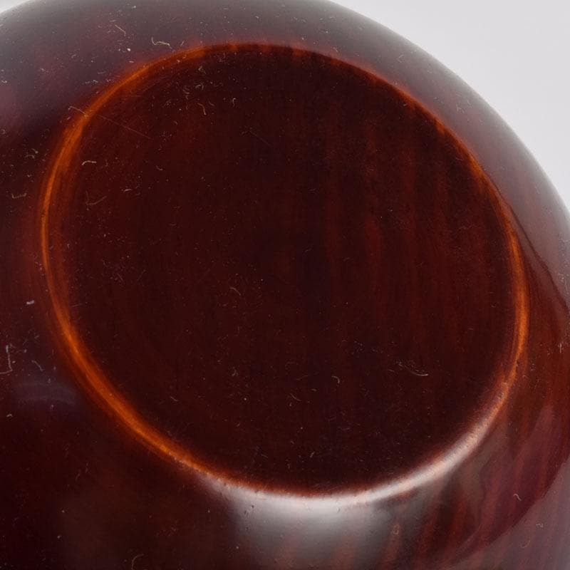 茶道具　加賀蒔絵師　田中宗凌作　早梅に鴛鴦蒔絵　割蓋茶器　共箱　V　8523