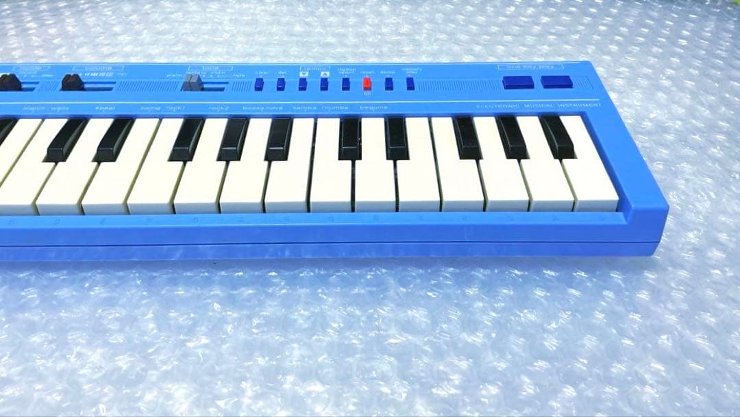 Casio PT-1☆ミニシンセサイザー☆ブルー☆超レアカラー☆