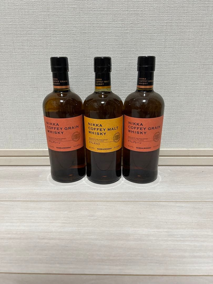 ニッカウヰスキーカフェモルト&カフェグレーン3本セット