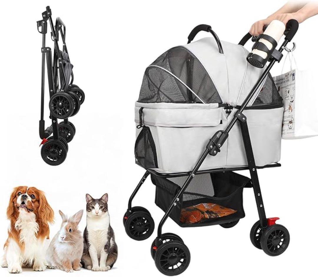 ペットカート 分離式 3WAY 犬用 ワンタッチ折り畳み 対面式 耐荷重20kg