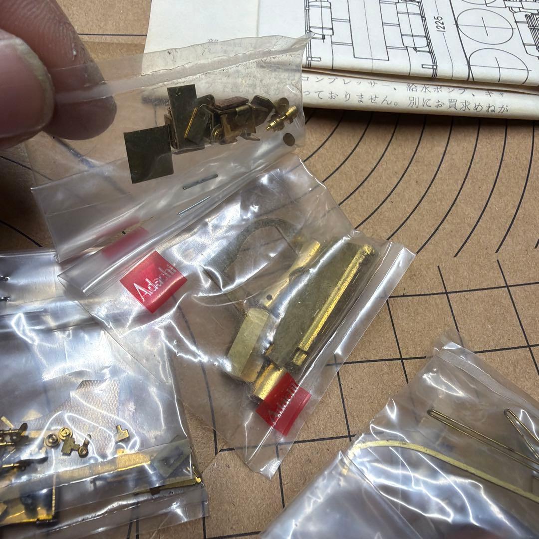 2箱セット　アダチ　D52 D62 ボイラー　バラキット　HOゲージ