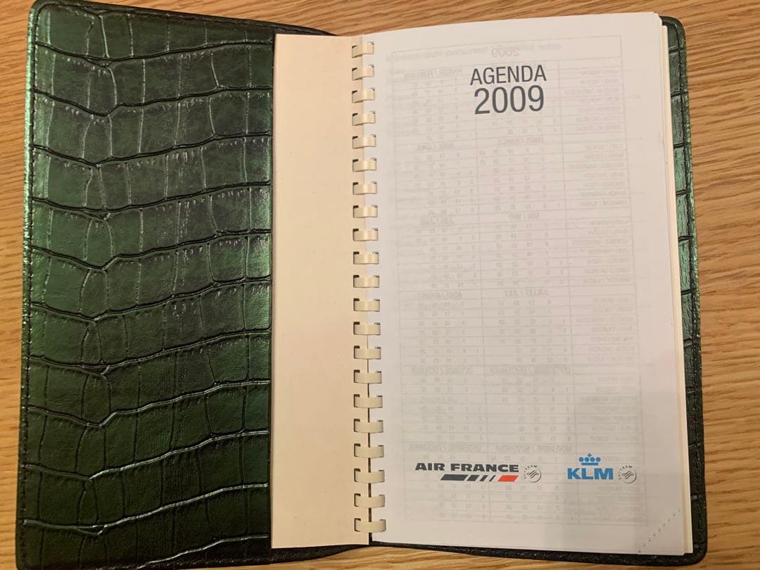 エアフランス KLM スケジュール帳 2009年版