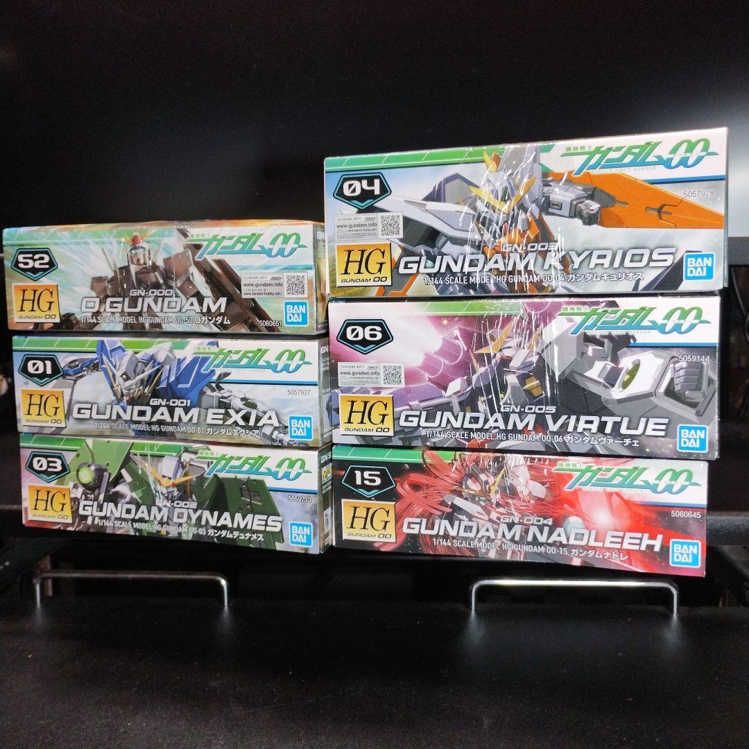 未開封新品 HG ガンダムOO ファーストシーズンより 登場機体 6個セット
