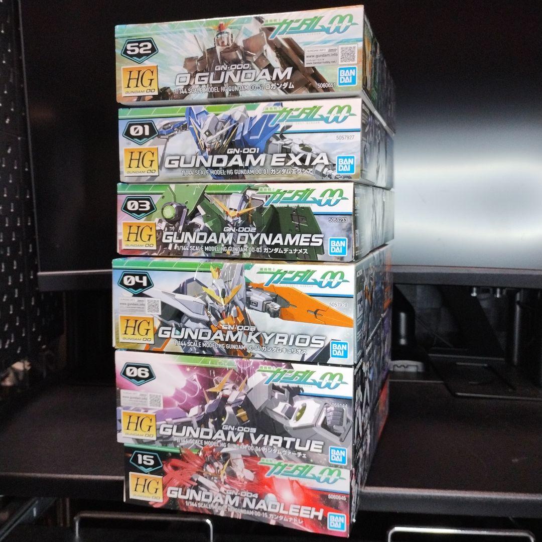 未開封新品 HG ガンダムOO ファーストシーズンより 登場機体 6個セット