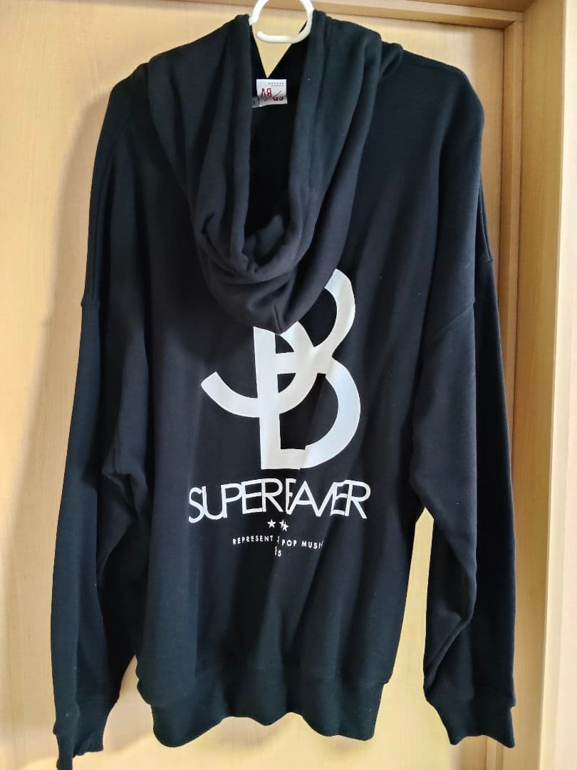 未使用品 SUPER BEAVER ビックシルエットパーカー 黒 Lサイズ