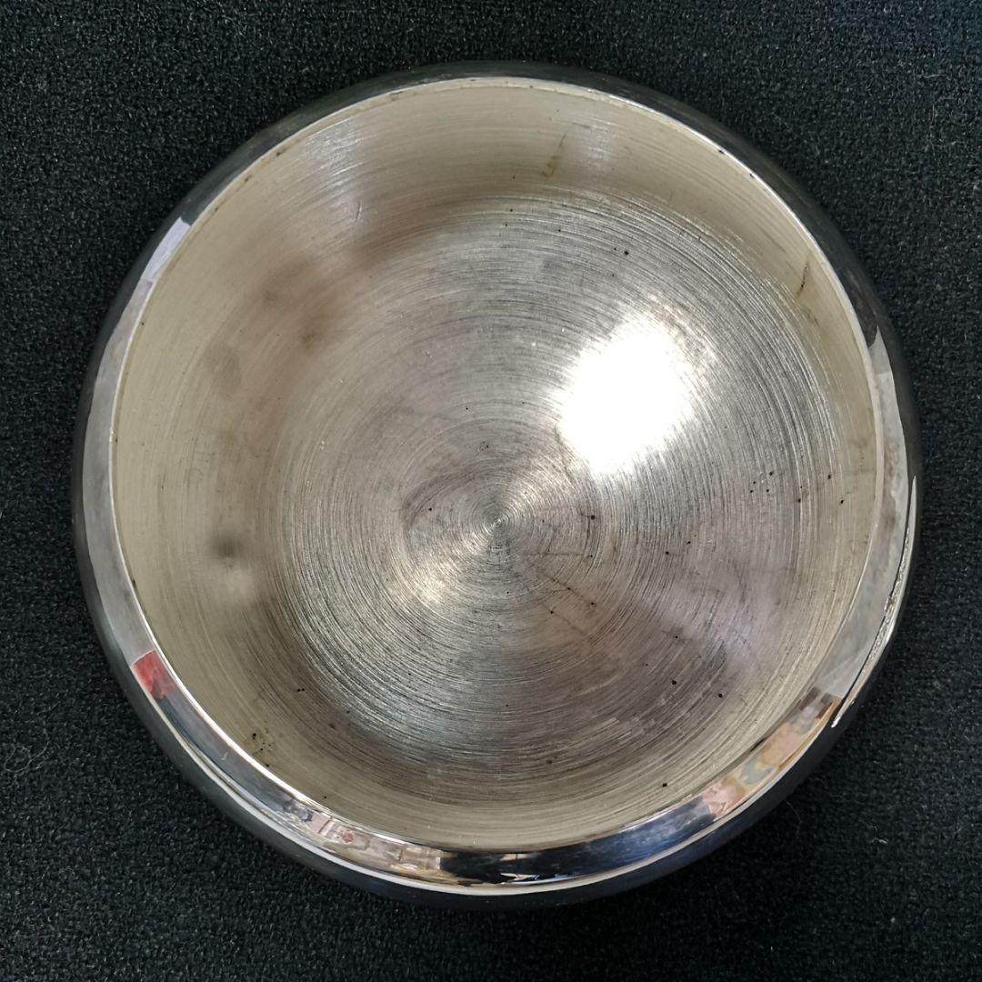 【ブラジル　アンティーク銀器　未使用　1970】『ティーキャディ』紅茶保存容器