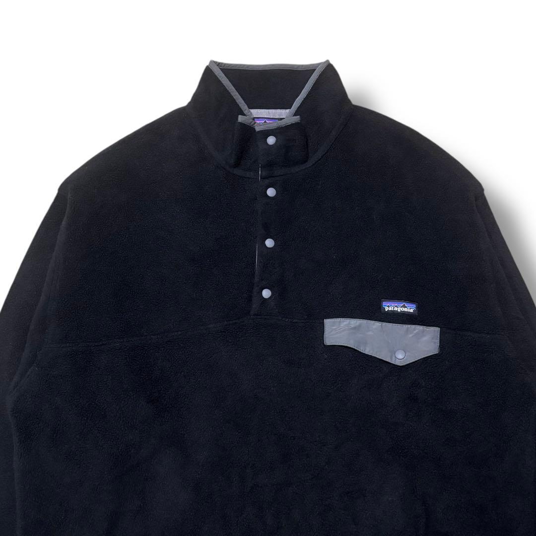 美品 XL 黒Patagonia 野村周平 シンチラ パタゴニア スナップT