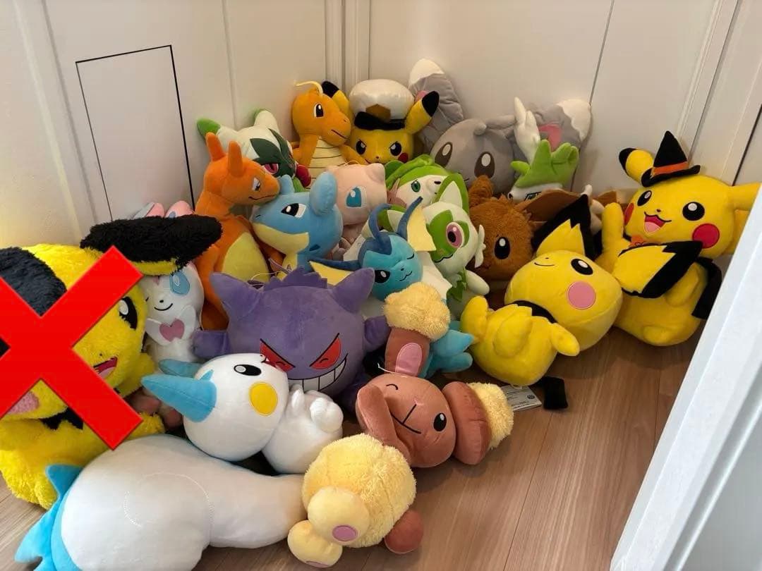 ポケモン　ぬいぐるみ　まとめ売り　ピカチュウ　リザードン　カイリュウ　イーブイ