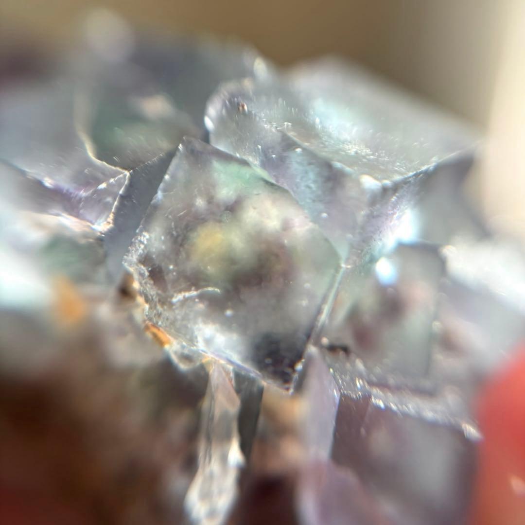 し*ま様 ナミビア産　オコルス　フローライト　2個セット　原石　鉱物標本