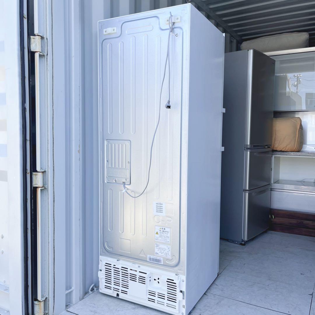 取付無料！タッチパネル搭載クリアホワイト大容量前開きワンドア冷凍庫！洗濯機