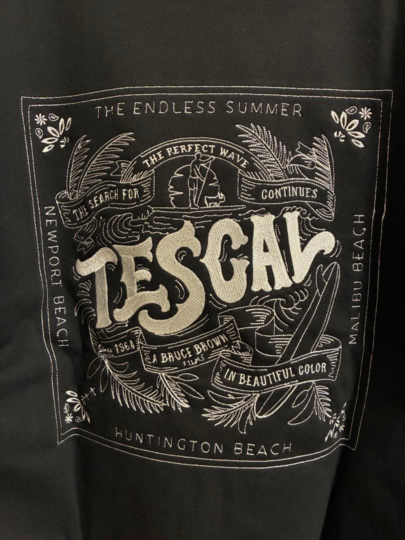 【ぷぅ】TES BANDANA EMB BIG SWEAT PARKA