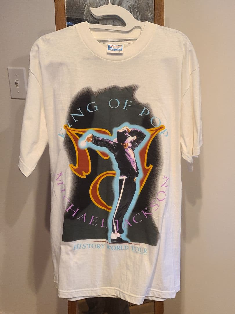 マイケルジャクソン KING OF POP Tシャツ Mサイ ライブTシャツ