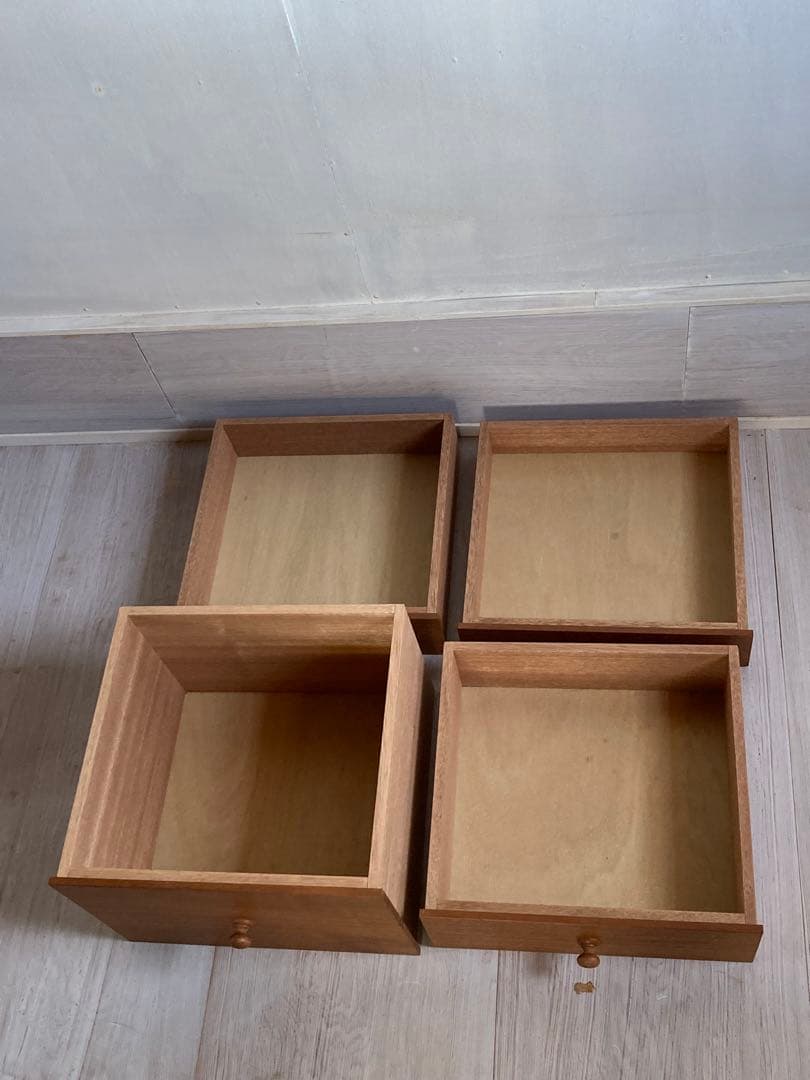 木製 レジカウンター 引き出し付き チェスト チェリー 総無垢材使用