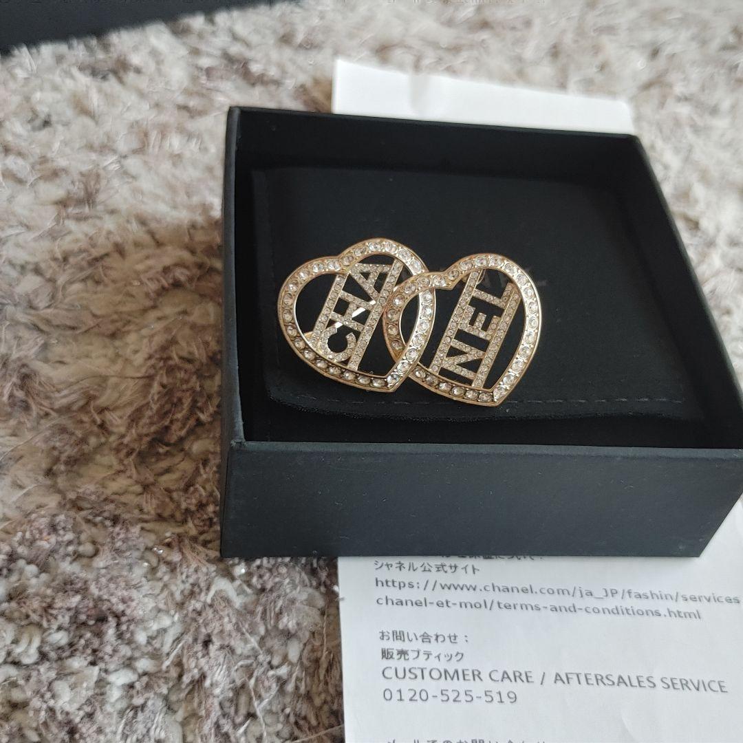 ハート ブローチ ゴールド