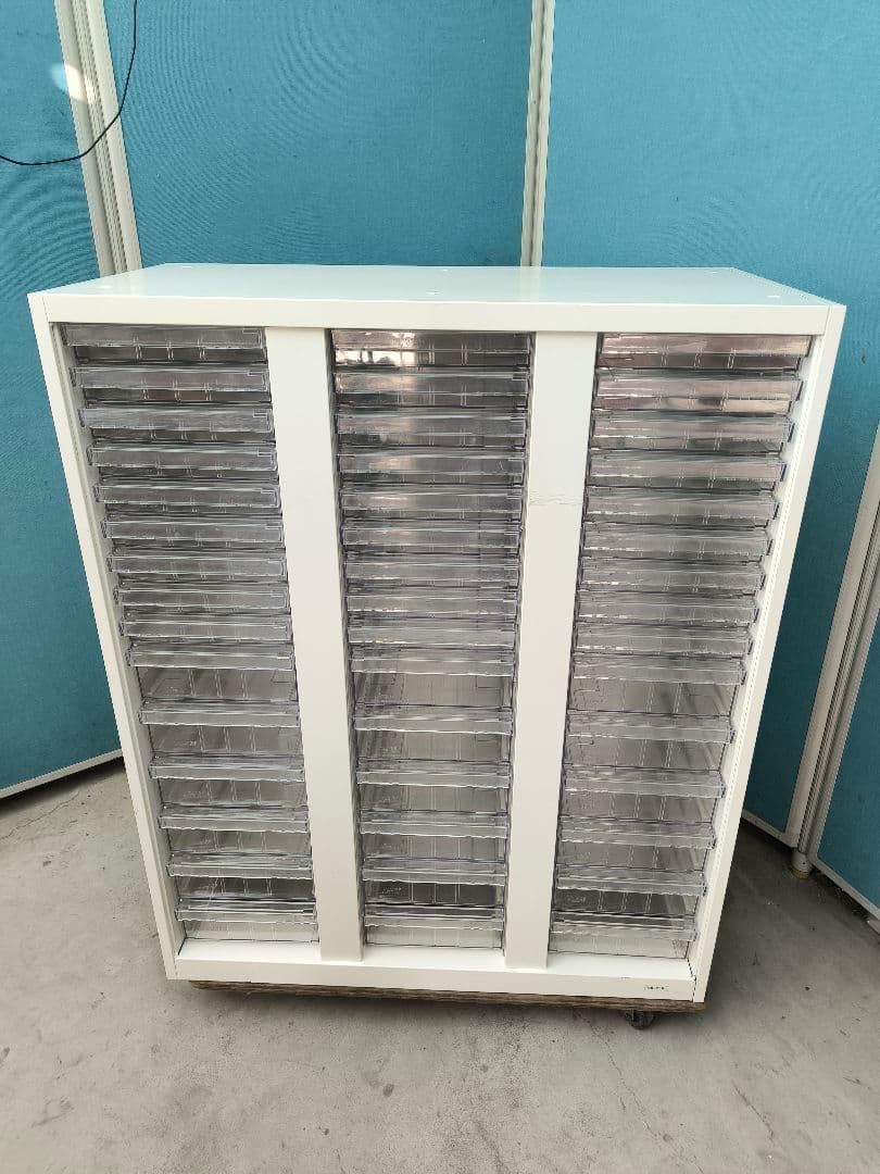 オカムラ　VILLAGE/ レターキャビネット　3列15段 A4 浅深コンビ型