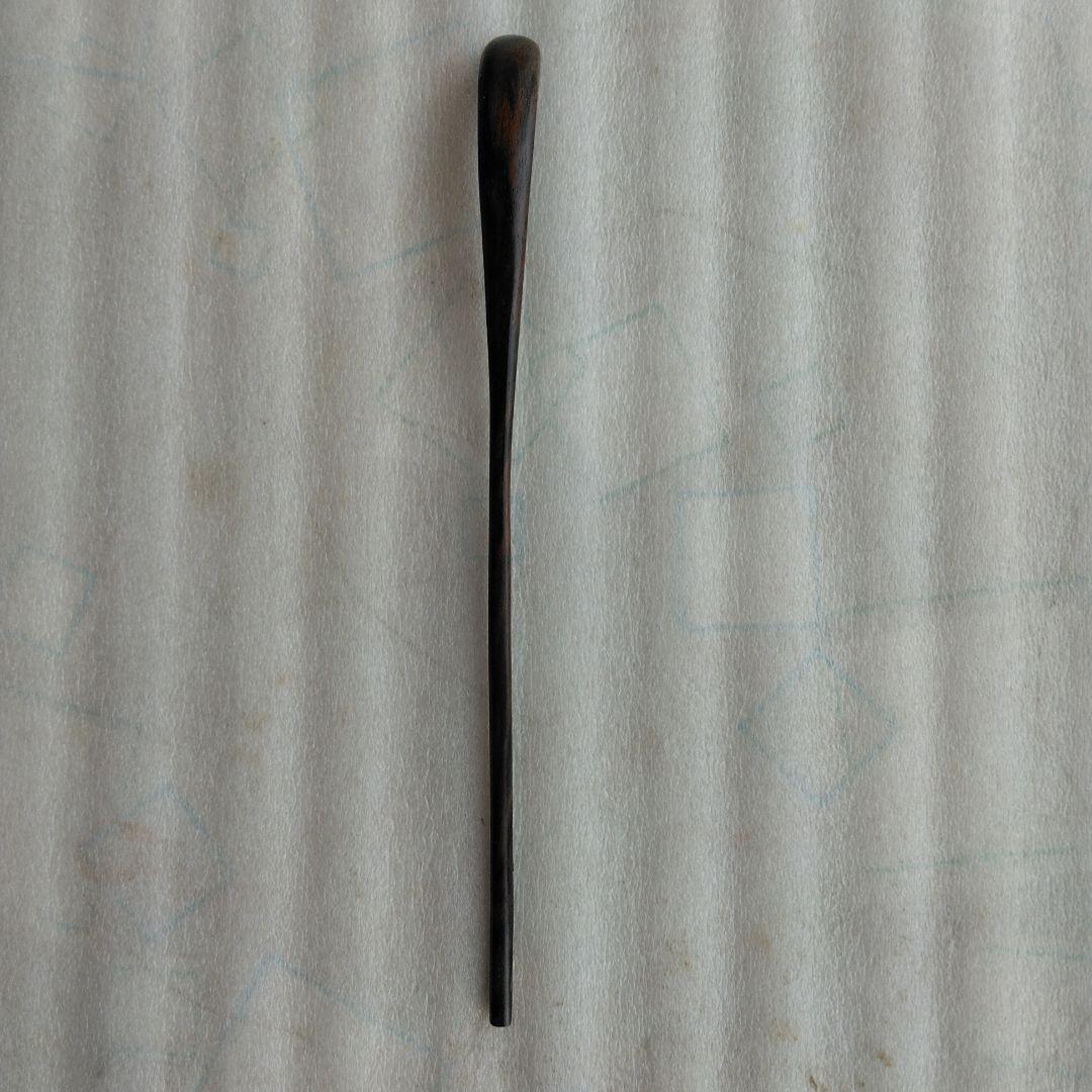 茶道具　黒柿茶杓