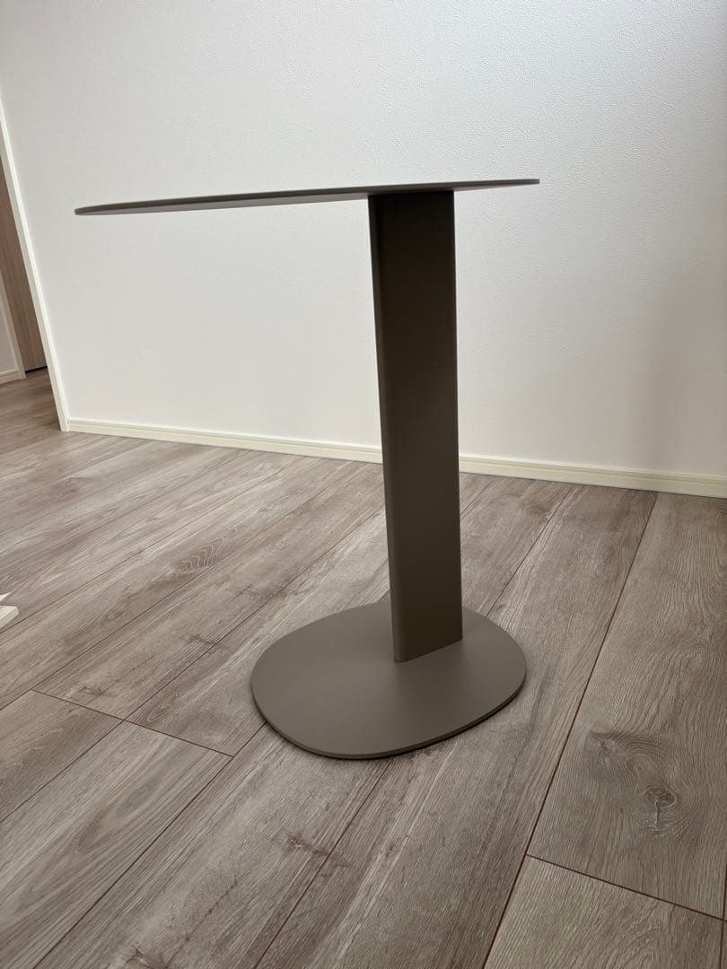 『美品』【アクタス　MITON】サイドテーブル グレーベージュ