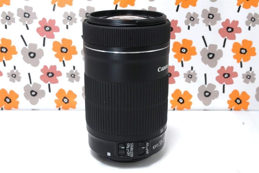 ❤Canon EF-S 55-250mm IS STM❤極美品❤大人気望遠レンズ