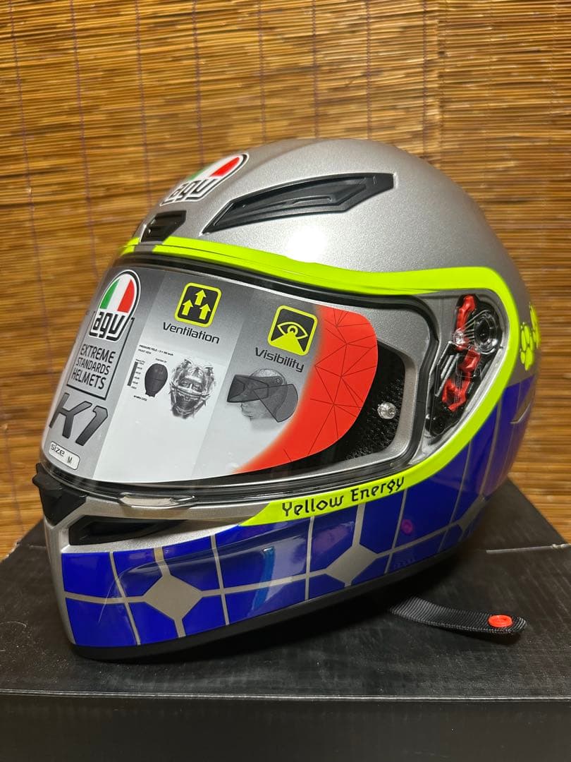AGV K1 ヘルメット Mサイズ シルバー/ブルー