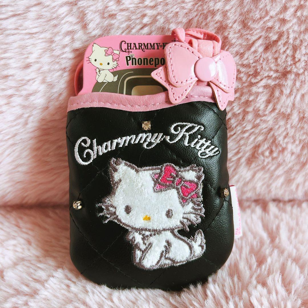 希少激レア　チャーミーキティ　携帯ケース　USA 2005 平成レトロ　サンリオ