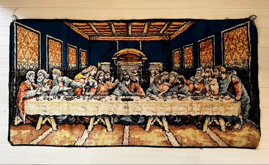 最後の晩餐 ダヴィンチ タペストリー ラグ　49×95cm