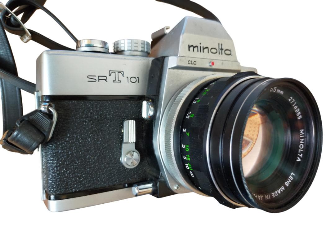 ミノルタ(minolta)SRT101&MC-ROKKOR-PF f=55mm