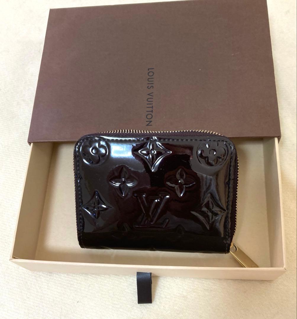 ルイヴィトン ヴェルニ　アマラント コンパクト財布