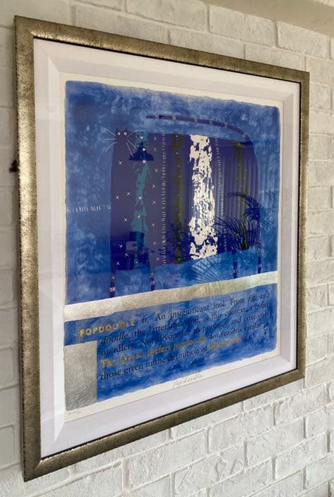 モダンなお部屋にぴったり！華やかで豪華なリトグラフ！