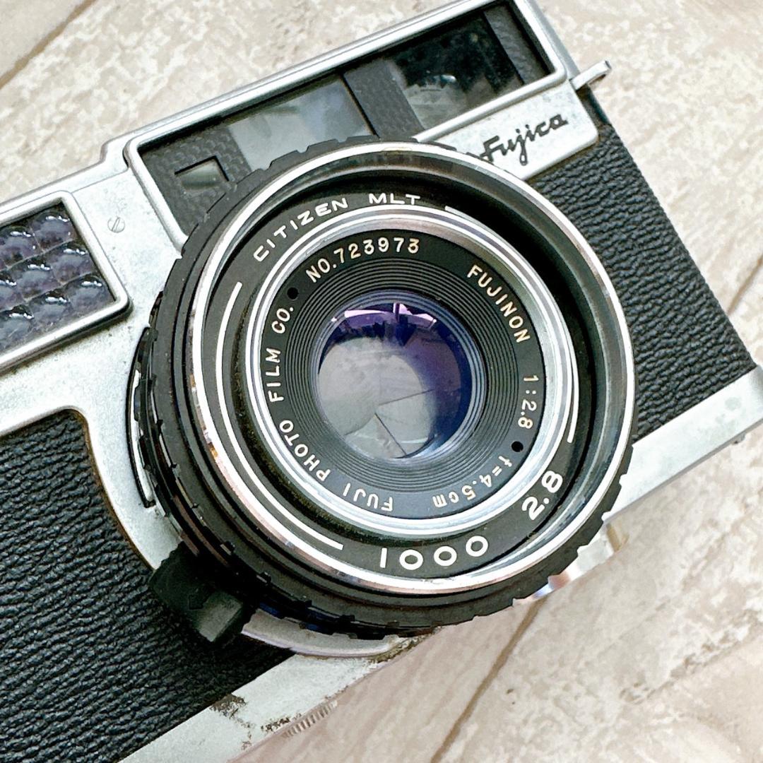 【現状品】フジカ Fujica 35-SE フィルムカメラ★ケース・キャップ付