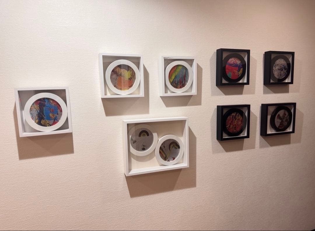 【1点物】Reflect-Print｜反射するミクストメディア作品