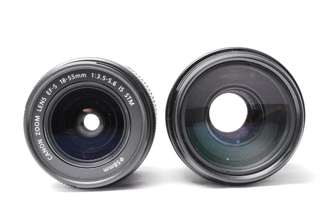 【新品級】Canon Kiss X7 Wレンズ スマホ 転送 初心者おススメ