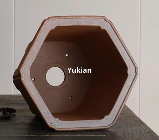 六方鉢 紫砂の鉢 盆栽鉢 植木鉢 小品盆栽鉢 大品盆栽鉢