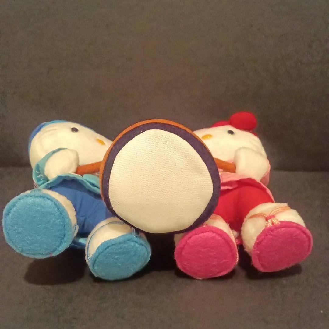 ハローキティ&ディアダニエル　ペア　お祭りシリーズ 太鼓 ぬいぐるみ