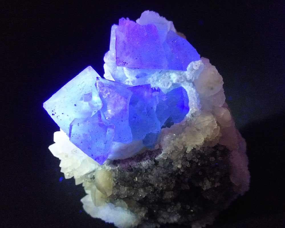 453 フローライト ＆ クォーツ パイライト 蛍石