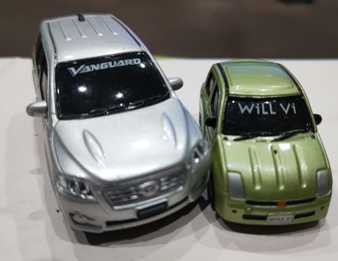 超貴重！トヨタ ヴァンガード Wil-vi ダイキャストカー ２台セット