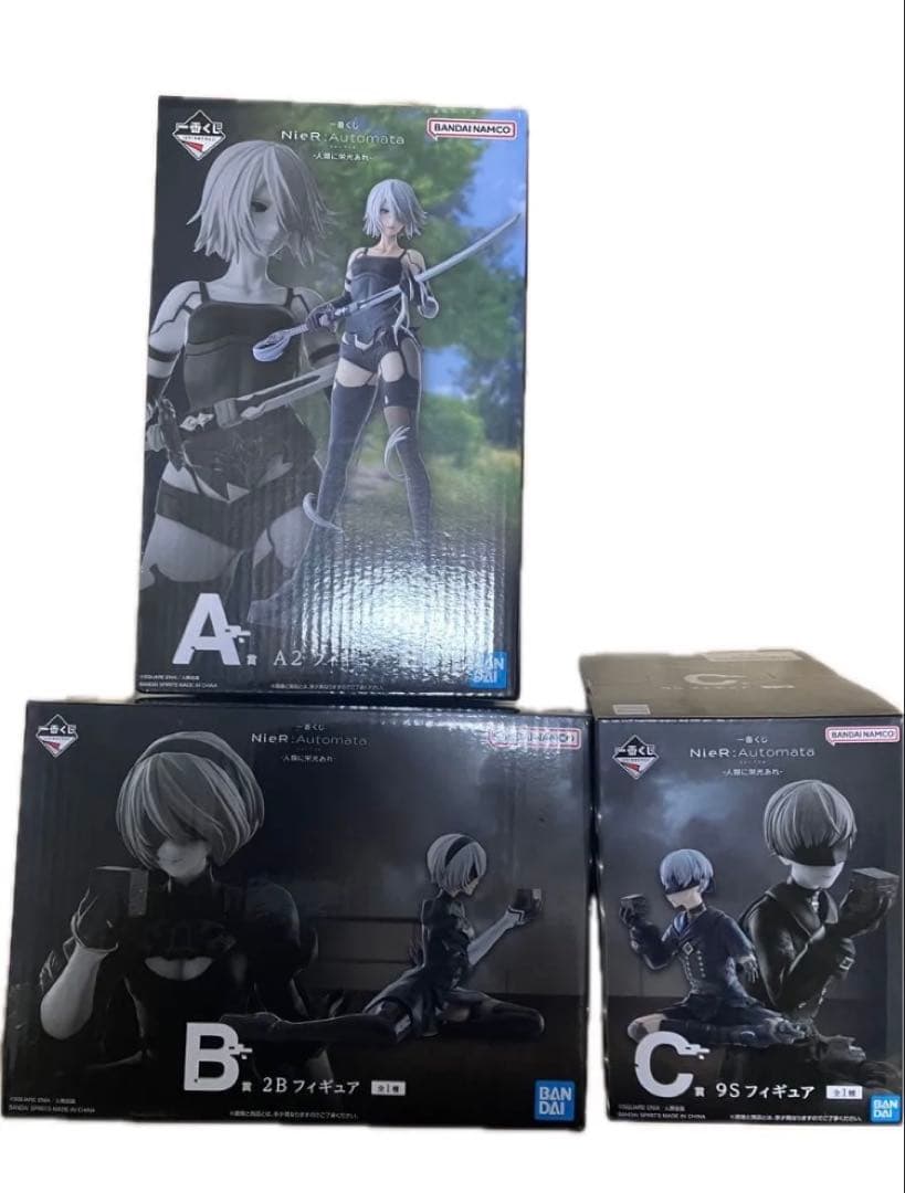 一番くじ ニーアオートマタ A賞 A2 B賞 2B C賞 9S セット　おまけ