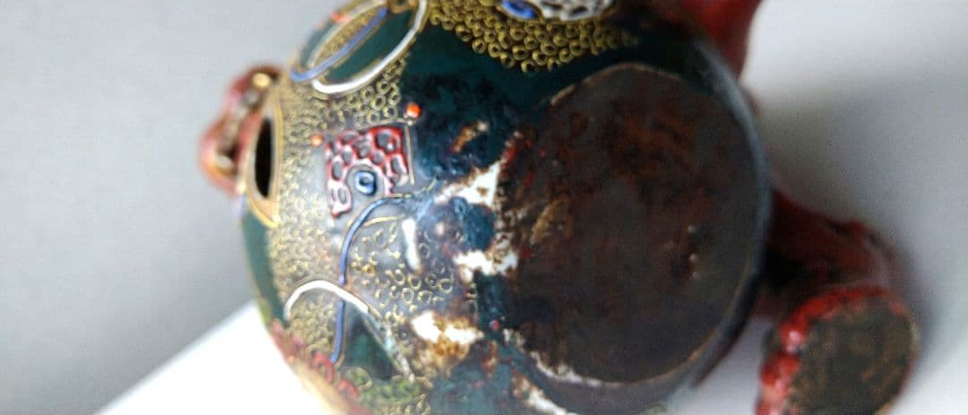 唐獅子    陶器置物    ①