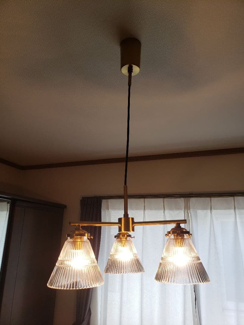 最終値下げ※インターフォルム※3灯ペンダントライト