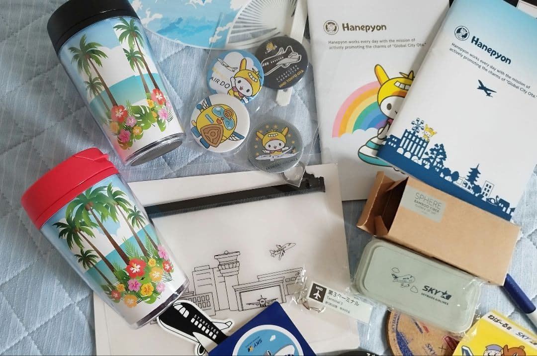 エアライングッズ まとめ売り 非売品多数 ANA スカイマーク 羽田空港