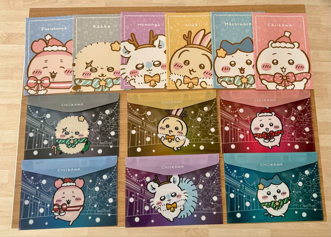 ちいかわ　セブンイレブン　セブンコラボ　クリアファイル　ノート　全種類　限定品