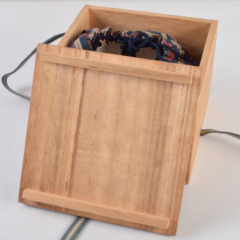 茶道具　若尾利貞作　志野茶碗　仕覆付　共布共箱　C　R9225