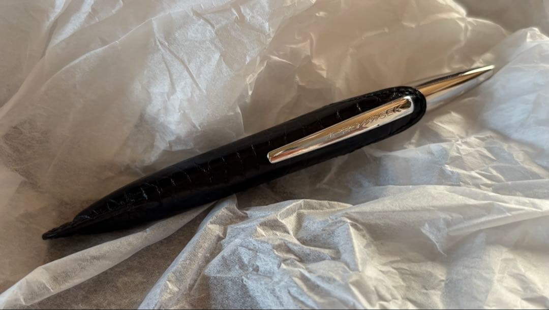 JORG HYSEKヨルグ・イゼック ボールペンシルバーフィニッシュダイヤモンド