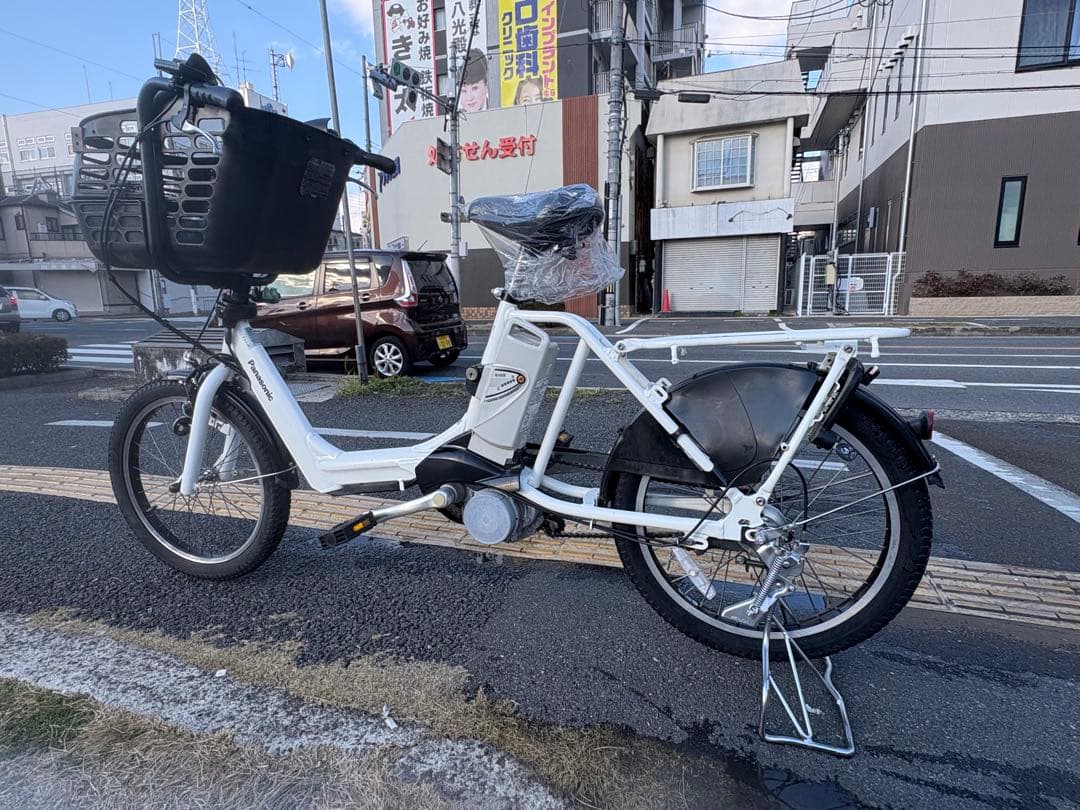 中古Panasonic電動アシスト自転車　8.9Ah4点灯