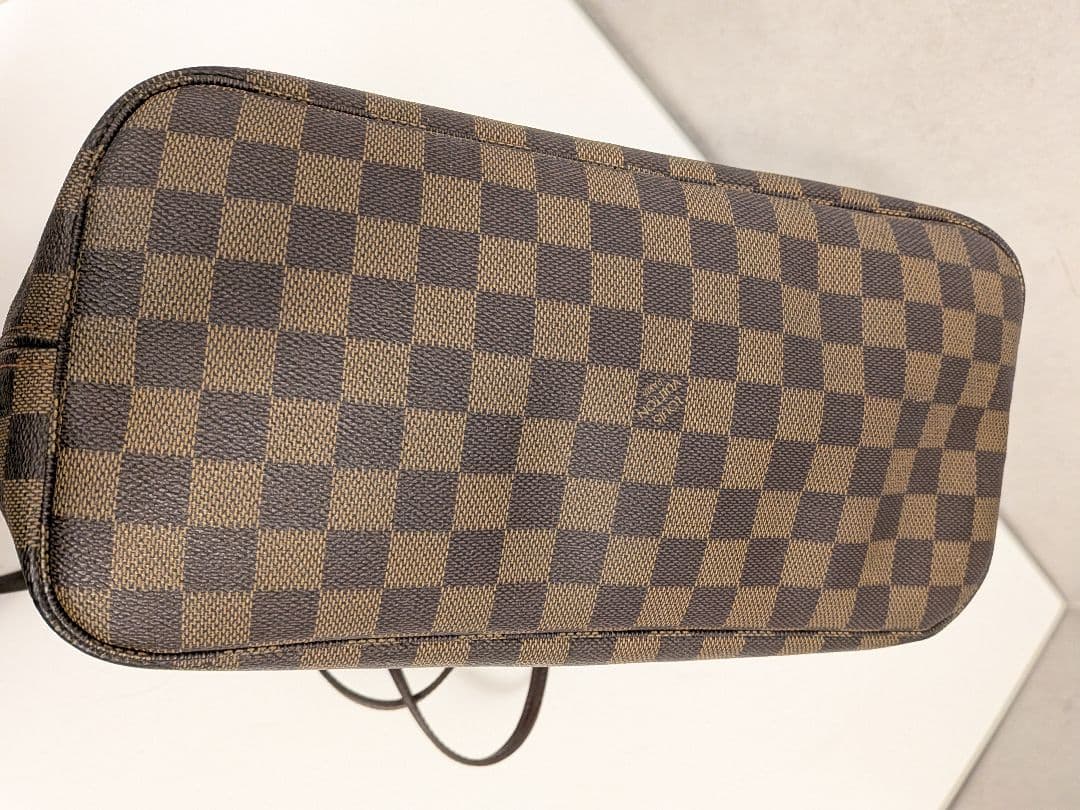 ルイヴィトン ネヴァーフルMM ショルダー トートバッグ ダミエ エベヌ