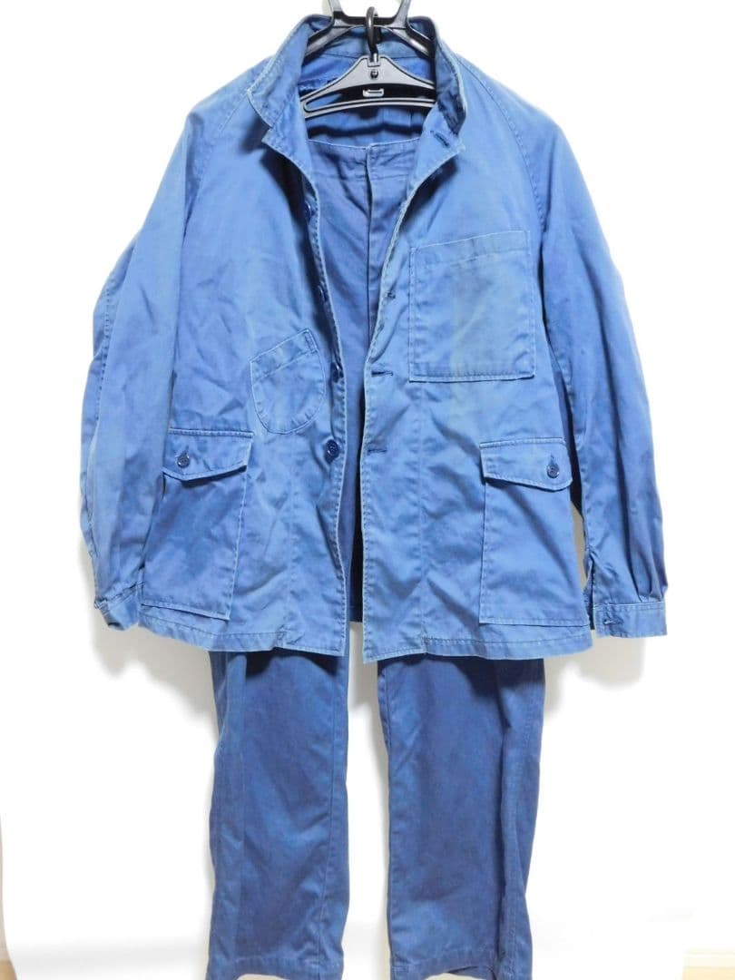 日本国有鉄道　旧国鉄作業服上下　＆　セーフティ安全反射ベスト　西条駅