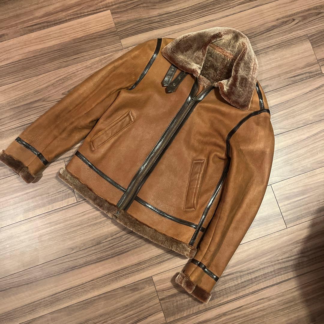 B3 JOURNALSTANDARD別注　アンノウン リアルムートンブルゾン